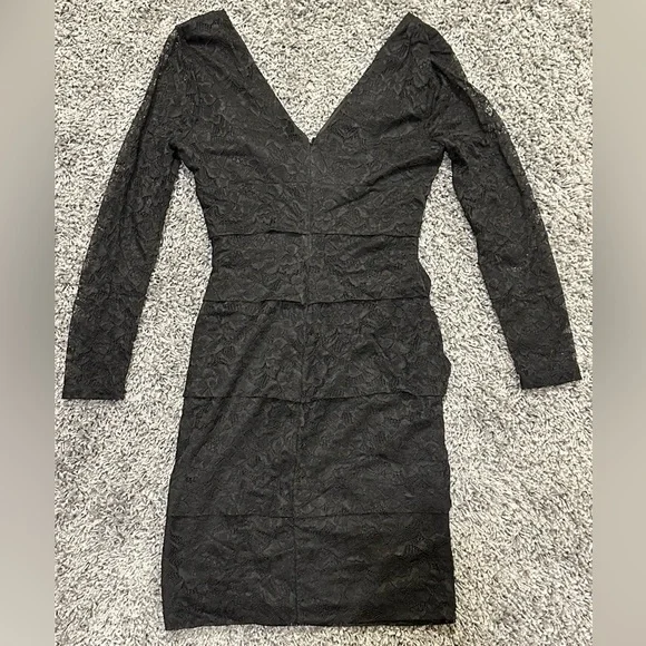 Black Lace Dress - Picture 2 of 5